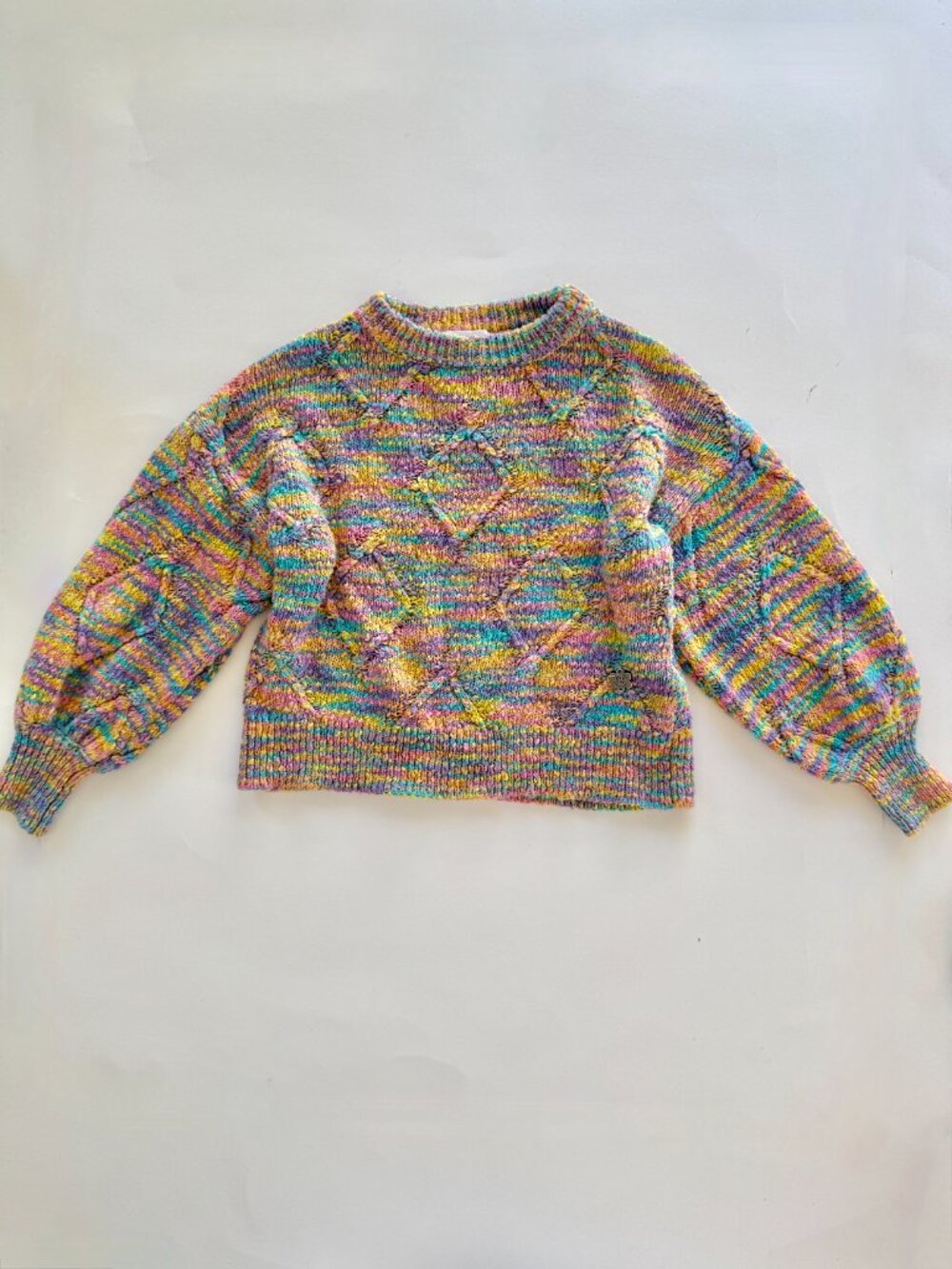 Ghanda 1984 Rainbow Knit Sweater Kids 3-4T
